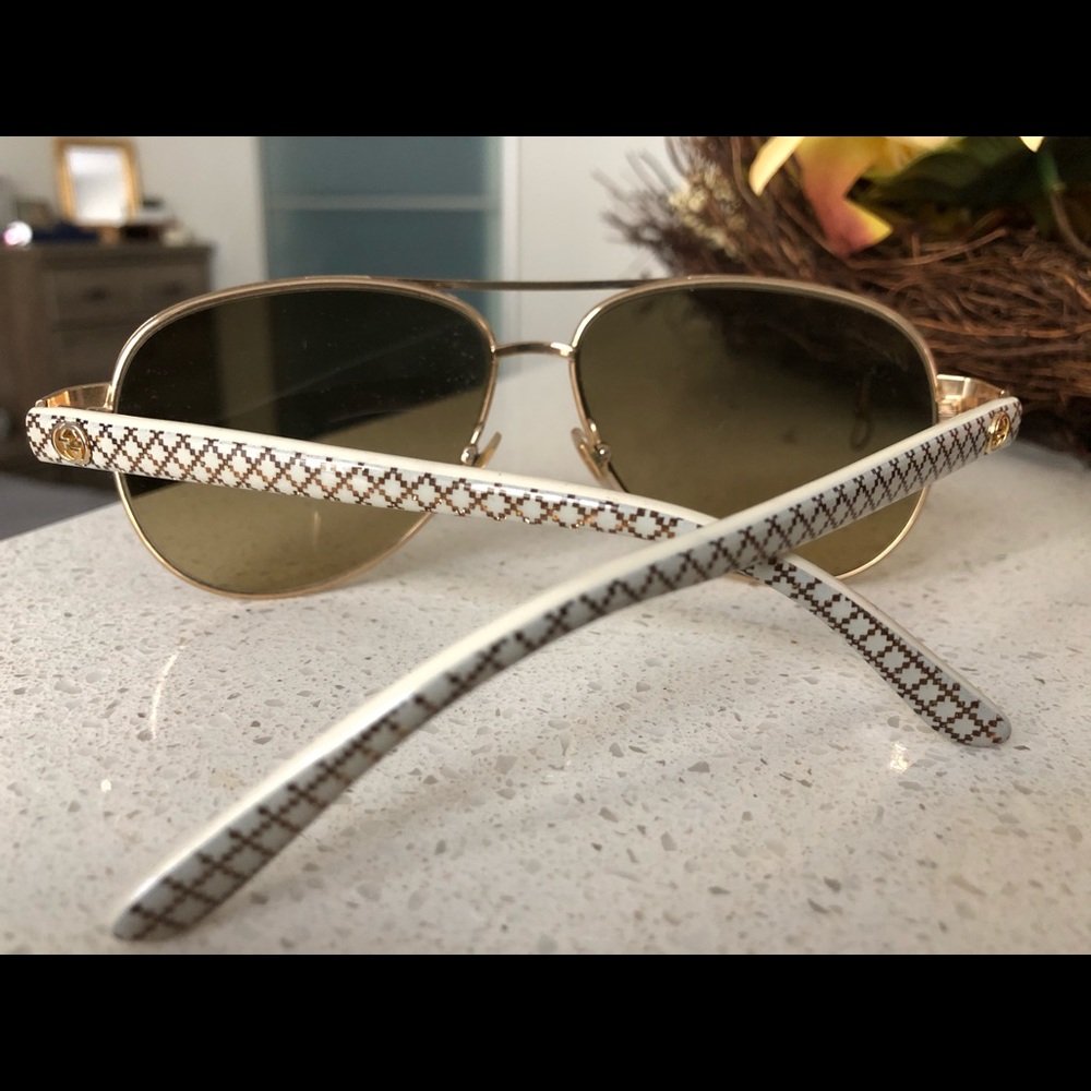 Gucci aviator polarized sunglasses 4239/S DZBED